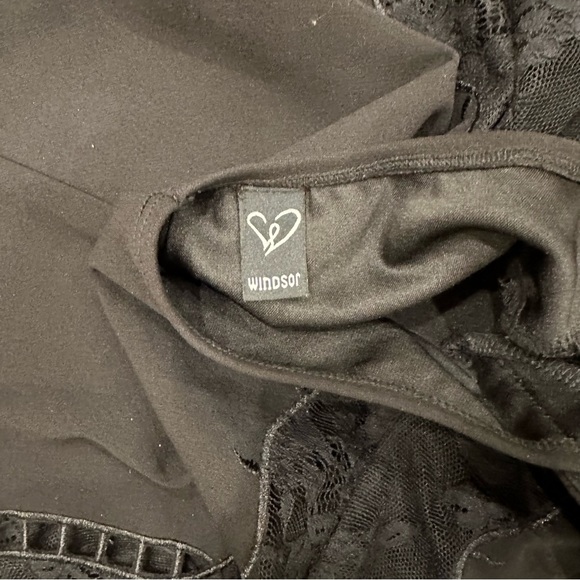 Black Windsor Halter Fit and Flare Maxi Dress - Picture 4 of 7